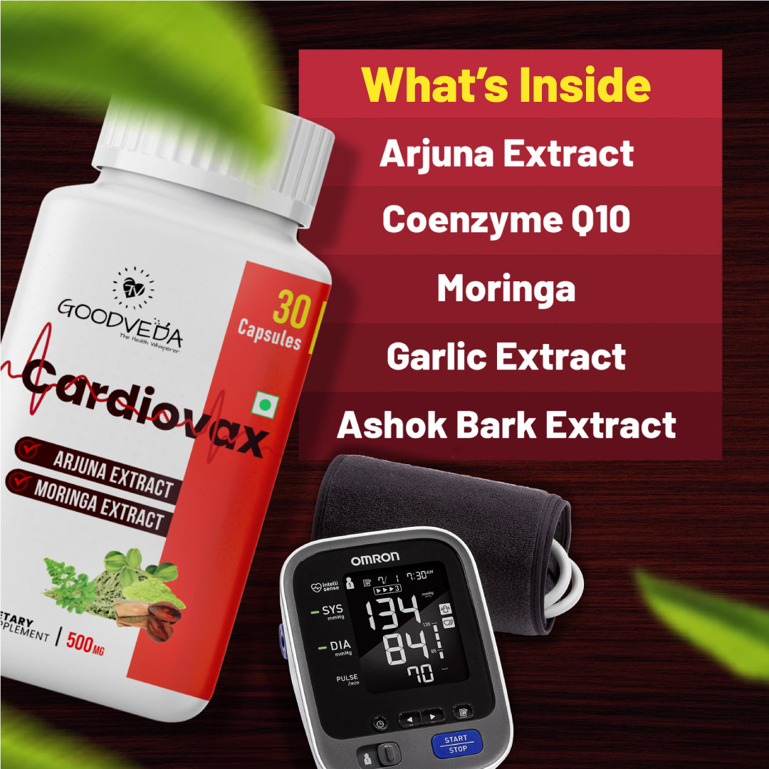 CardioVax #1 ayurvedic formula for promoting heart health. Best results in 50 days.