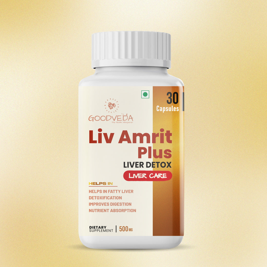 LivAmrit Plus: Ultimate 9-in-1 Liver Detox Formula for Cleansing, Repair & Resilience