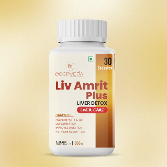 LivAmrit Plus: Ultimate 9-in-1 Liver Detox Formula for Cleansing, Repair & Resilience