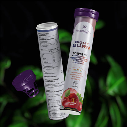Night Burn Effervescent The Ultimate Evening Ritual for Weight Management, De-Stress and Good Sleep