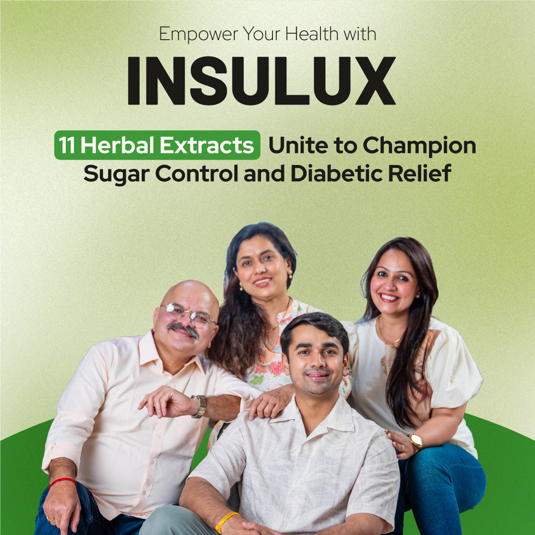 Insulux - Advanced Ayurvedic Formula for Blood Sugar Control. Best Results in Up to 80 Days