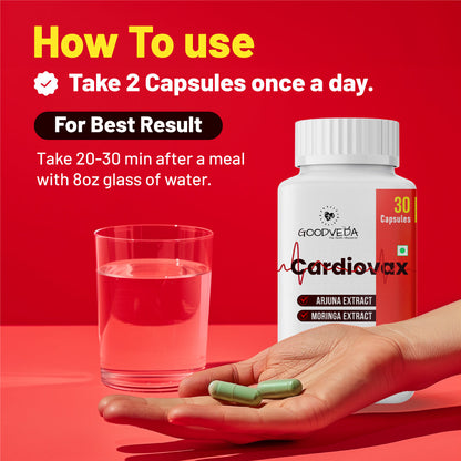 CardioVax #1 ayurvedic formula for promoting heart health. Best results in 50 days.
