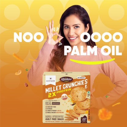 Mad Masala Flavor - Millet Crunchies The Ultimate Healthy Snack for Diabetic Support, Weight Management, and Gut Health