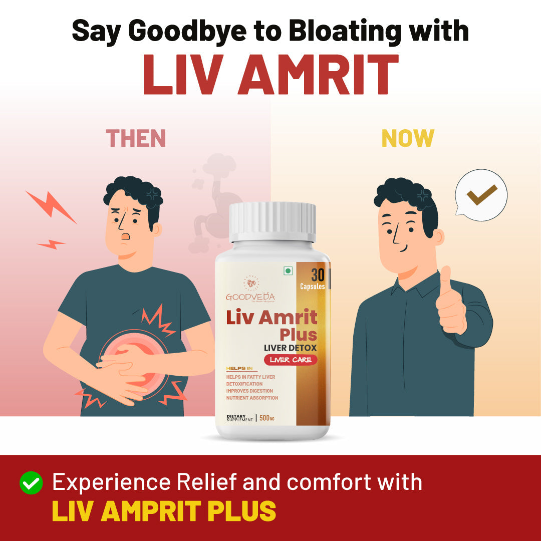 LivAmrit Plus: Ultimate 9-in-1 Liver Detox Formula for Cleansing, Repair & Resilience