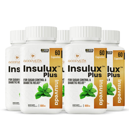 Insulux Plus | Renewed Ayurvedic Formula for Healthy Blood Sugar Support. Best Results in Up to 70 Days